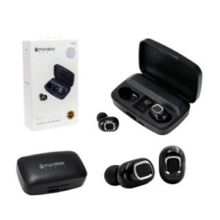 Audífonos Monster True Wireless Tw10b Con Powerbank De 1200mah / In-Ear